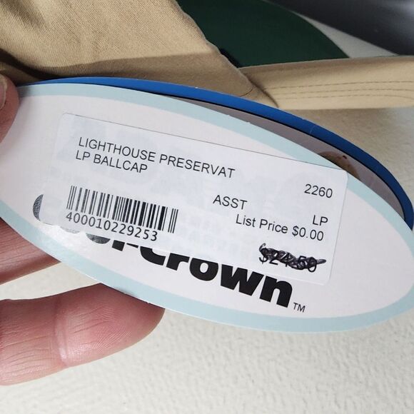 Adams Mens Golf Hat Jupiter Lighthouse 1860 One Size Adjustable golf Hat Cap NWT - Picture 7 of 10